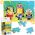 Dodo PUZZLE MAGNETYCZNE "MINIONKI" 16 KOLOROWYCH ELEMENTÓW DO UŁOŻENIA