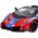 Jokomisiada Autko sportowe z otwierane drzwi + pilot RC0583