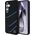 Etui Mercedes Silicone Contrasted Curves  MagSafe do Samsung Galaxy S25 czarny