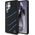 Etui Mercedes Silicone Contrasted Curves  MagSafe do Samsung Galaxy S25 Ultra czarny