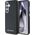 Karl Lagerfeld Saffiano Full Wrapped Elongated Metal Logo MagSafe Case for Samsung Galaxy S25+ Black