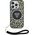 Guess HC IML Leopard Triangle Cord Strap Case for iPhone 16 MagSafe Brown