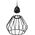 Lampa wisząca Orno WAYA lampa wisząca, moc max. 3x60W, E27, czarna