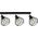 Lampa sufitowa Orno WAYA oprawa ścienno-sufitowa, moc max. 3x60W, E27, czarna, listwa