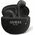 Guess Glossy Effect Egg Shape Printed Classic Logo TWS headphones, black