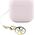 TWS Guess Glossy Effect Printed Classic Logo & Charm Pink Headphones