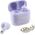 TWS Guess Glossy Effect Printed Classic Logo & Charm Lavender Headphones