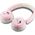 Słuchawki nauszne Hello Kitty Face Logo   Bluetooth różowy