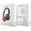 Słuchawki nauszne Hello Kitty Face Logo   Bluetooth czerwony