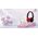 Słuchawki nauszne Hello Kitty Face Logo   Bluetooth czerwony