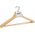 Kipit Drewniane wieszaki do garderoby WOODEN, 3 sztuki