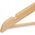 Kipit Drewniane wieszaki do garderoby WOODEN, 3 sztuki