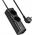 HOCO listwa zasilająca 2 gniazda + USB A + 3 x Typ C PD QC3.0 3A 67W NS10 2 m czarna