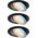 Zestaw opraw do wbudowania AUMUS LED 3-STEP DIM 3X5W 700lm 105mm 2700K-6500K IP20 230V czarny matowy / aluminium