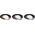 Zestaw opraw do wbudowania AUMUS LED 3-STEP DIM 3X5W 700lm 105mm 2700K-6500K IP20 230V czarny matowy / aluminium