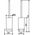 Keuco Edition 11 toilet brush set matt, chrome
