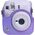 Pokrowiec LoveInstant Futerał Etui Pokrowiec Do Fujifilm Instax Mini 12 + Album Na 96 Zdjęć / Fioletowy Błysk
