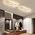 Lampa wisząca ATL ZD118A Lampa wisząca plafon biały 33w