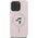 Karl Lagerfeld Karl Lagerfeld KLHMP16LSCMKCRHP iPhone 16 Pro 6.3" różowy/pink hardcase Silicone KC Heads Ring MagSafe