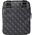 Guess, Dan, Flat Top Zip, Textile Crossbody Bag, Black, For Men For Men