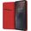 OEM Kabura SMART PRO Book skórzana do XIAOMI Redmi Note 13 Pro Plus 5G bordowy