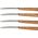 Opinel Opinel Set of 4 table knives Bon Appetit South Olive Wood No 125