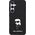 Karl Lagerfeld Karl Lagerfeld KLHCS24SGKNPSK S24 S921 black/black hardcase Fixed Glitter Ikonik Logo Metal Pin