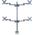 Neomounts Uchwyt biurkowy na 4 monitory 10" - 27" (FPMA-D935D4)