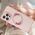 Guess Guess GUHMP16XHFWFCP iPhone 16 Pro Max 6.9" różowy/pink hardcase IML Flowers Wreath MagSafe