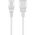 Kabel zasilający Goobay Goobay Power Cable C14 to C13. White. 0.5m