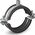 Niczuk Obejma pojedyncza DUO z izolacją 1 1/4" BK (41-46)