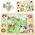 Viga Toys VIGA Drewniane Puzzle Odgadnij Po Cieniu - Farma Układanka 17 el.