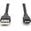 Καλώδιο USB Digitus Digitus USB-A > USB-C 2.0 (ST-ST) 1m Καλώδιο φόρτισης Σιλικόνης 60W Μαύρο