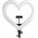 Lampa pierścieniowa OEM Lampa LED Ring / Heart Stream RGB pierścieniowa 10 cali FULL COLOR z uchwytem na telefon + statyw JM26-10