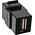 InLine InLine® USB 2.0 Keystone Snap-In module, USB 2.0 A female/female, white housing