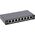 InLine InLine® Patch panel Cat.6A 0.5U 8-port, table/wall mounting, black RAL9005