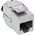 InLine InLine® Keystone RJ45 jack slim, SNAP-In, Cat.6A, integrated cable tie