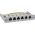 InLine InLine® Patch panel Cat.6A 0.5U 6-port, for table/wall/rail, with dust protection, grey