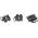 InLine InLine® crimp plugs Cat.6A RJ45 shielded, with bend protection and insertion guide, black, 10pcs. pack