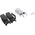 InLine InLine® crimp plugs Cat.6A RJ45 shielded, with bend protection and insertion guide, black, 100pcs. pack