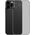Baseus Baseus Frosted Glass Case etui pokrowiec do iPhone 13 Pro Max sztywna obudowa z żelową ramką czarny (ARWS001101)