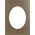 Passepartout 21x29.7, golden oval