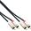 InLine InLine® Slim Audio cable 2x RCA M/M, Stereo, 1m