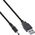 InLine InLine® USB DC power adapter cable, USB A male plug to DC plug 3.5x1.35mm, black, 2m
