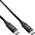 InLine InLine® Magnetic USB-C cable, USB-C male/male, 100W, black, 1.5m