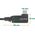 InLine InLine® USB4 cable, USB Type-C, one side angled, PD 240W, 8K60Hz, TPE black, 1m