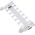 Organizer InLine InLine® Cable guide rail for mounting on top-hat rail (TS35) metal