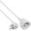 Kabel zasilający InLine InLine® Power Extension Cable angeld Type F white 5m