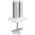 InLine InLine® Slatwall mounting columns aluminium, for table mounting Panel, set of 2