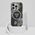 Etui Guess Glitter Flowers Triangle       Buttons MagSafe do iPhone 16 Pro czarny